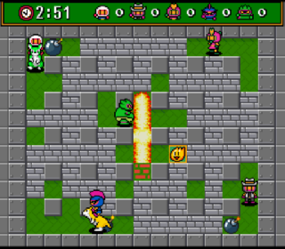 Screenshot Thumbnail / Media File 1 for Super Bomberman 3 (Japan) (Beta)