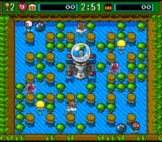 Screenshot Thumbnail / Media File 1 for Super Bomberman 3 (Japan) (Beta)
