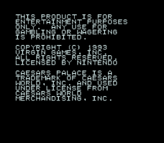 Screenshot Thumbnail / Media File 1 for Super Caesars Palace (USA)