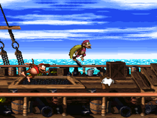 Screenshot Thumbnail / Media File 1 for Super Donkey Kong 2 - Dixie & Diddy (Japan)