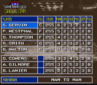 Screenshot Thumbnail / Media File 1 for Super Dunk Star (Japan)