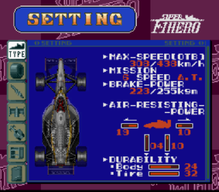 Screenshot Thumbnail / Media File 1 for Super F-1 Hero (Japan)