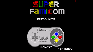 Screenshot Thumbnail / Media File 1 for Super Famicom Controller Test Program (Japan)