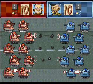 Screenshot Thumbnail / Media File 1 for Super Famicom Wars (Japan) (NP)