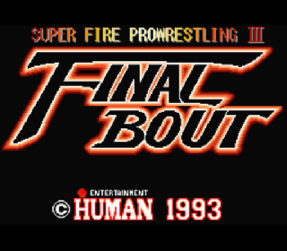 Screenshot Thumbnail / Media File 1 for Super Fire Pro Wrestling III - Final Bout (Japan) (Rev A)