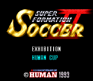 Screenshot Thumbnail / Media File 1 for Super Formation Soccer II (Japan)