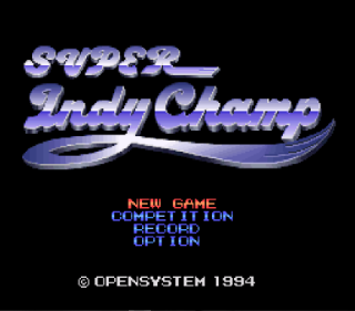 Screenshot Thumbnail / Media File 1 for Super Indy Champ (Japan)