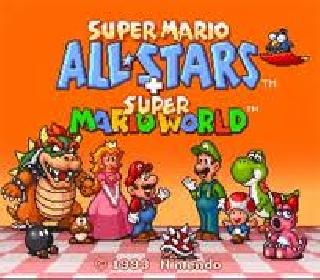 Screenshot Thumbnail / Media File 1 for Super Mario All-Stars + Super Mario World (USA)