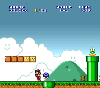 Screenshot Thumbnail / Media File 1 for Super Mario All-Stars (USA)