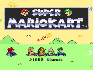 Screenshot Thumbnail / Media File 1 for Super Mario Kart (Europe) (Rev 0A)