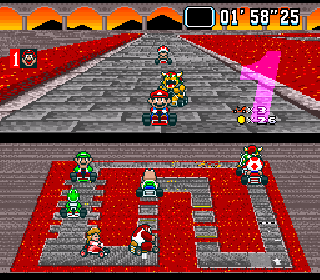 Screenshot Thumbnail / Media File 1 for Super Mario Kart (Japan) (Rev 0A)