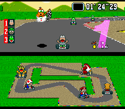 super mario kart snes roms