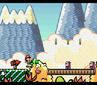 Screenshot Thumbnail / Media File 1 for Super Mario World 2 - Yoshi's Island (USA)