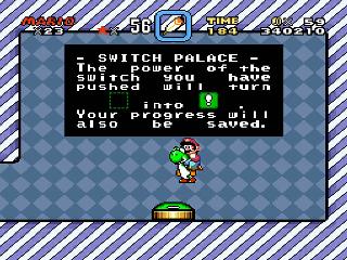 Screenshot Thumbnail / Media File 1 for Super Mario World (Europe) (Rev A)