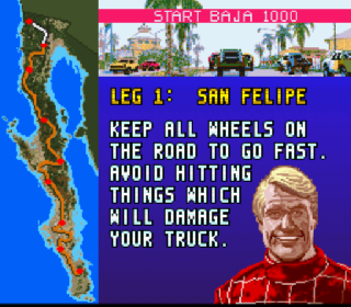 Screenshot Thumbnail / Media File 1 for Super Off Road - The Baja (USA) (Beta)