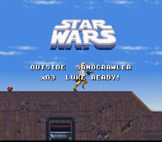 Screenshot Thumbnail / Media File 1 for Super Star Wars (Europe) (Rev A)