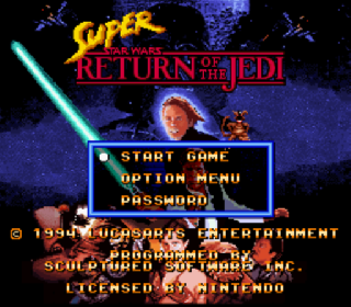 Screenshot Thumbnail / Media File 1 for Super Star Wars - Return of the Jedi (Europe)
