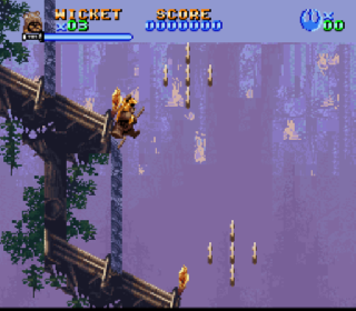 Screenshot Thumbnail / Media File 1 for Super Star Wars - Return of the Jedi (USA) (Rev A)