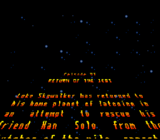 Screenshot Thumbnail / Media File 1 for Super Star Wars - Return of the Jedi (USA) (Rev A)