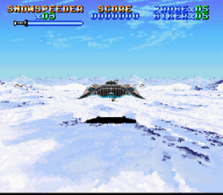 Screenshot Thumbnail / Media File 1 for Super Star Wars - The Empire Strikes Back (Europe) (Beta)