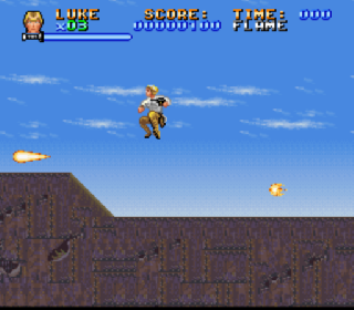 Screenshot Thumbnail / Media File 1 for Super Star Wars (USA) (Rev A)