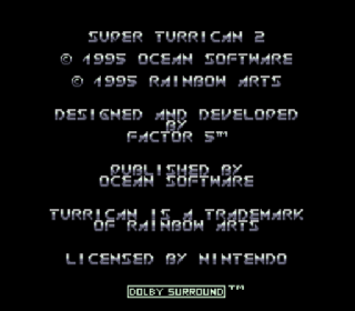 Screenshot Thumbnail / Media File 1 for Super Turrican 2 (Europe)