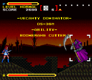 Screenshot Thumbnail / Media File 1 for Super Valis - Akaki Tsuki no Otome (Japan)