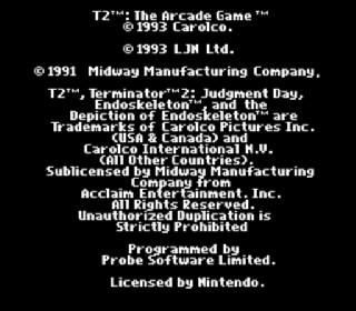 Screenshot Thumbnail / Media File 1 for T2 - The Arcade Game (Europe)