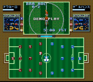 Screenshot Thumbnail / Media File 1 for Tactical Soccer (Japan)