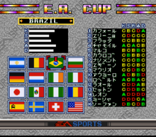 Screenshot Thumbnail / Media File 1 for Tactical Soccer (Japan)