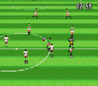 Screenshot Thumbnail / Media File 1 for Takeda Nobuhiro no Super League Soccer (Japan)