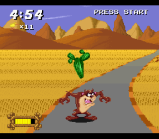 Screenshot Thumbnail / Media File 1 for Taz-Mania (USA) (Beta)