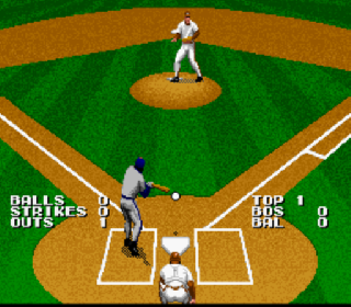 Screenshot Thumbnail / Media File 1 for Tecmo Super Baseball (USA) (Beta)