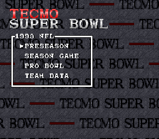 Screenshot Thumbnail / Media File 1 for Tecmo Super Bowl (USA)