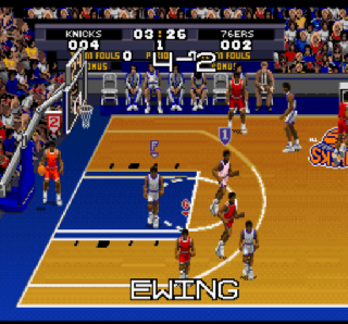 Screenshot Thumbnail / Media File 1 for Tecmo Super NBA Basketball (Australia)