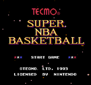 Screenshot Thumbnail / Media File 1 for Tecmo Super NBA Basketball (Japan)