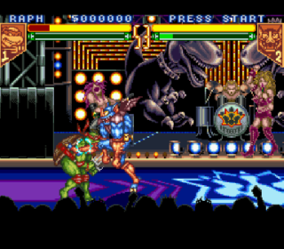 Screenshot Thumbnail / Media File 1 for Teenage Mutant Ninja Turtles - Tournament Fighters (Australia)