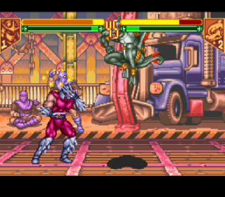 Screenshot Thumbnail / Media File 1 for Teenage Mutant Ninja Turtles - Tournament Fighters (USA) (Beta)
