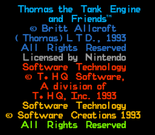 Screenshot Thumbnail / Media File 1 for Thomas the Tank Engine and Friends (USA)