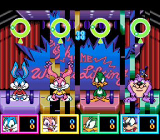 Screenshot Thumbnail / Media File 1 for Tiny Toon Adventures - Wild & Wacky Sports (Europe)