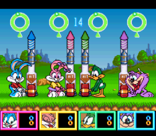 Screenshot Thumbnail / Media File 1 for Tiny Toon Adventures - Wild & Wacky Sports (Europe)