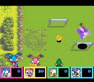 Screenshot Thumbnail / Media File 1 for Tiny Toon Adventures - Wild & Wacky Sports (Europe)