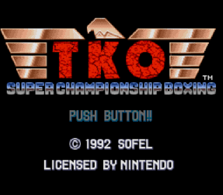 Screenshot Thumbnail / Media File 1 for TKO Super Championship Boxing (Europe)