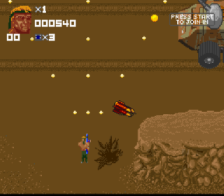 Screenshot Thumbnail / Media File 1 for Total Carnage (USA) (Beta1)