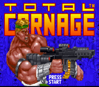 Screenshot Thumbnail / Media File 1 for Total Carnage (USA) (Beta2)