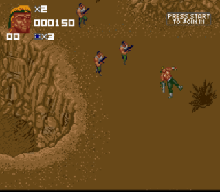 Screenshot Thumbnail / Media File 1 for Total Carnage (USA) (Beta2)