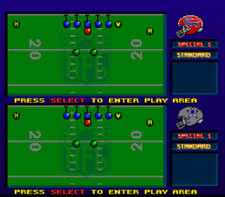 Screenshot Thumbnail / Media File 1 for Troy Aikman NFL Football (Europe)