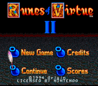 Screenshot Thumbnail / Media File 1 for Ultima - Runes of Virtue II (USA) (Beta) (1994-XX-XX)