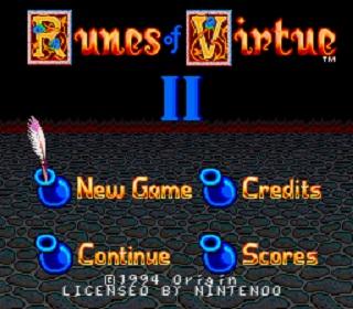 Screenshot Thumbnail / Media File 1 for Ultima - Runes of Virtue II (USA)
