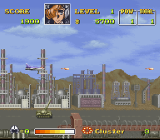 Screenshot Thumbnail / Media File 1 for U.N. Squadron (USA)